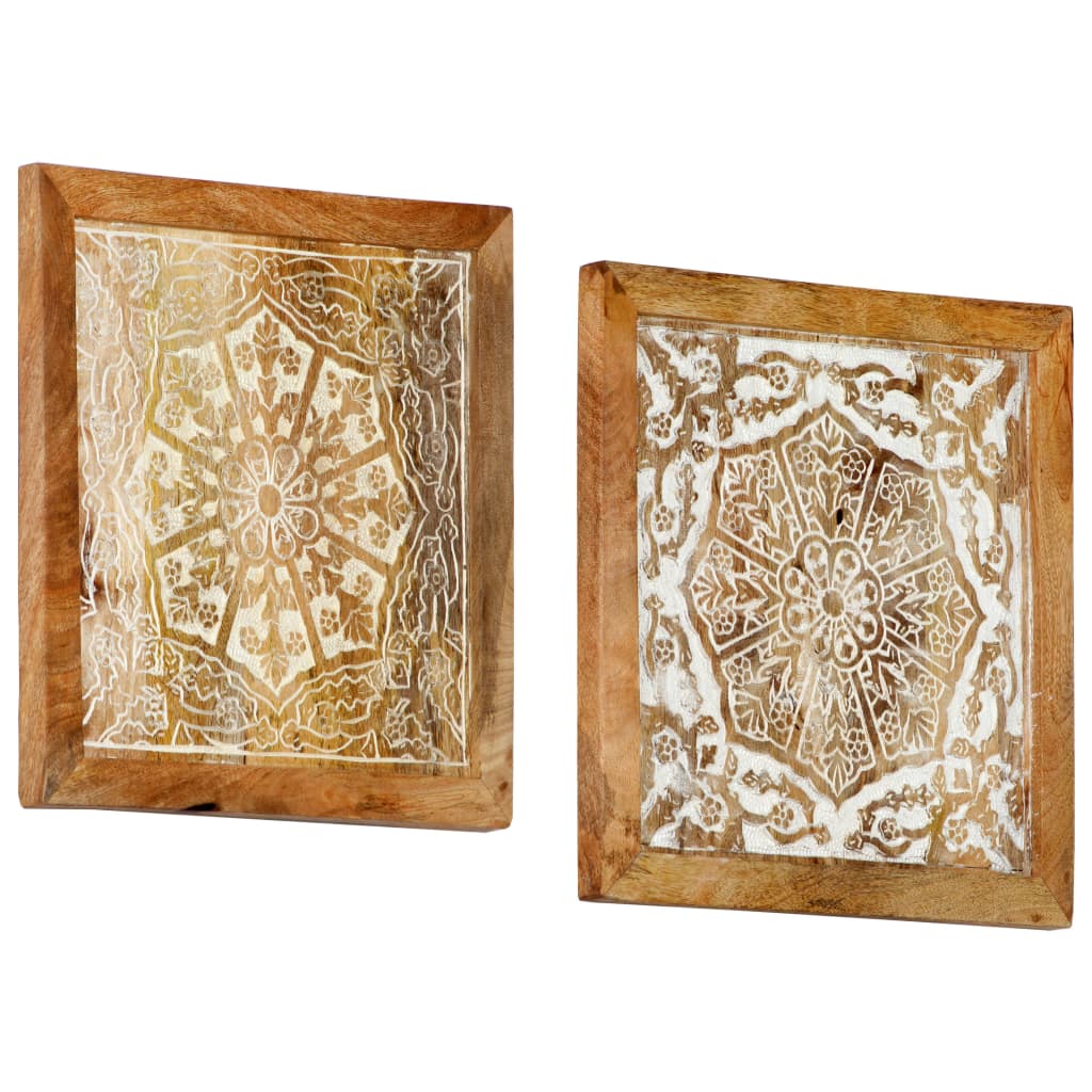 8720286105436_g_en_hd_11 vidaXL Hand-Carved Wall Panels 2 pcs Solid Mango Wood 40x40x1.5 cm - Image 12