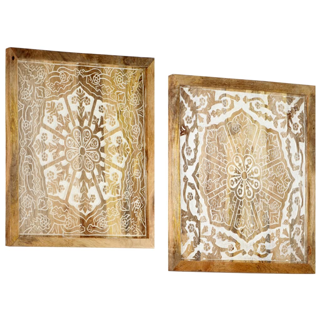 8720286105443_g_en_hd_11 vidaXL Hand-Carved Wall Panels 2 pcs Solid Mango Wood 60x60x2.5 cm - Image 12