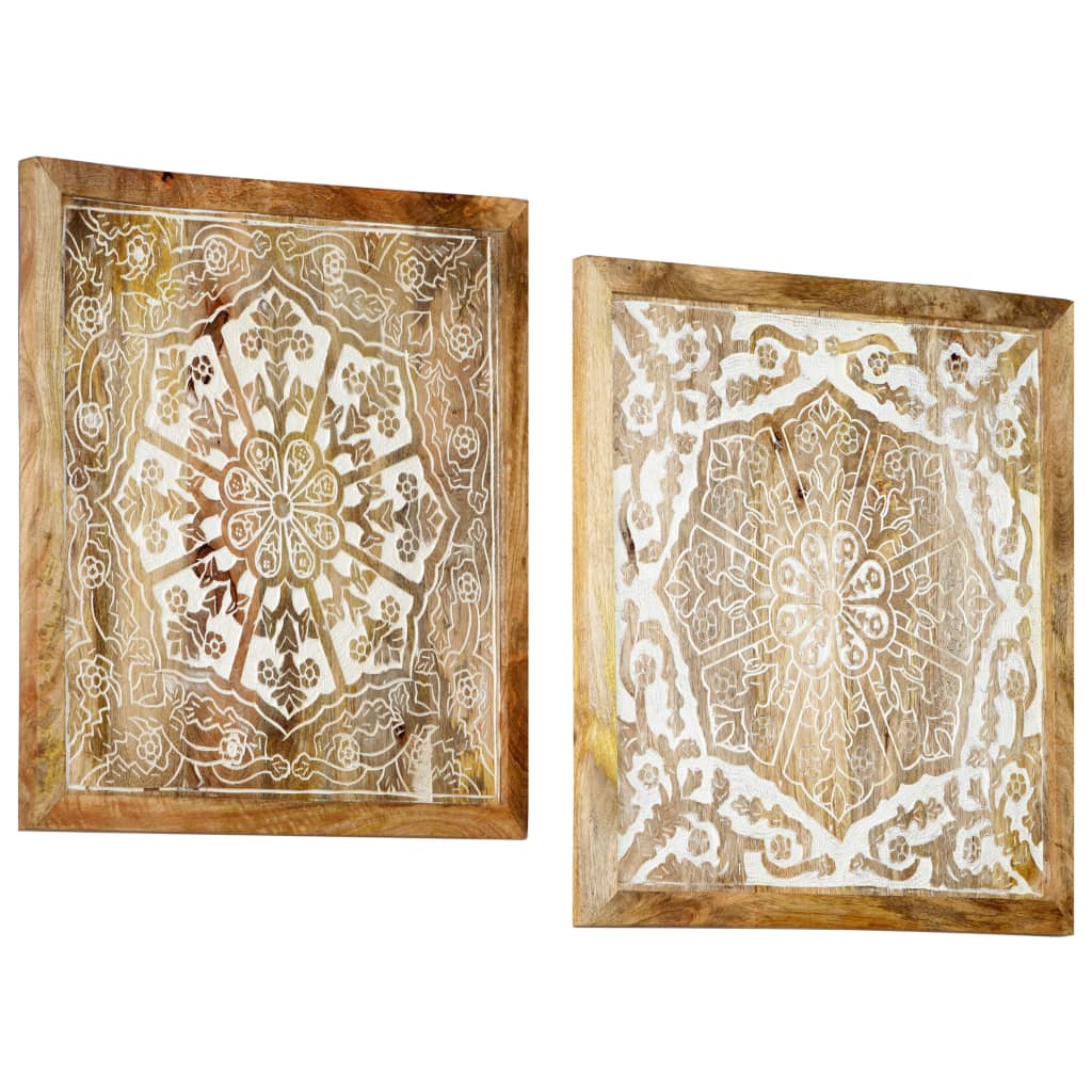 8720286105443_g_en_hd_12 vidaXL Hand-Carved Wall Panels 2 pcs Solid Mango Wood 60x60x2.5 cm - Image 13