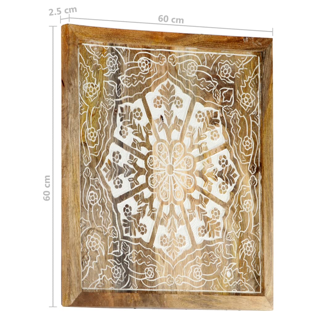 8720286105443_g_en_hd_8 vidaXL Hand-Carved Wall Panels 2 pcs Solid Mango Wood 60x60x2.5 cm - Image 9