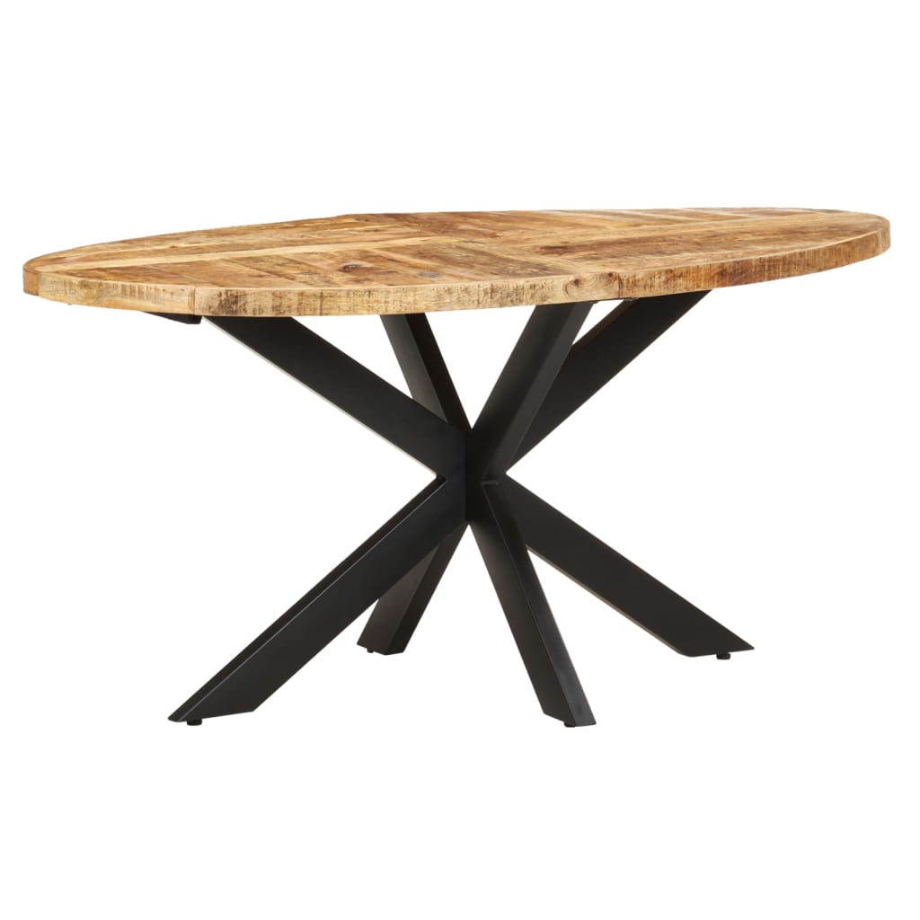 8720286105641_g_en_hd_7 vidaXL Dining Table 160x90x75 cm Rough Mango Wood - Image 8