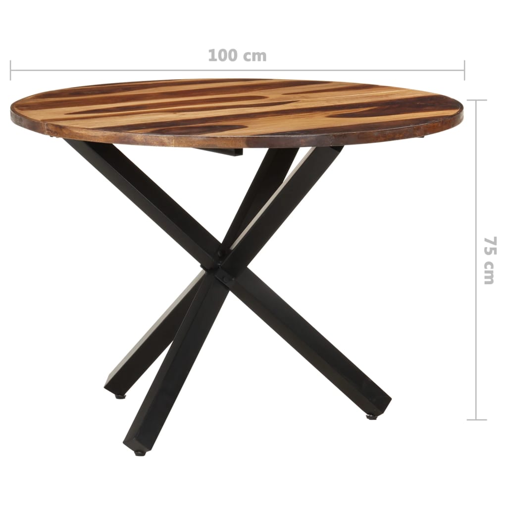 8720286105757_g_en_hd_5 vidaXL Dining Table 100x100x75 cm Acacia Wood with Honey Finish - Image 6