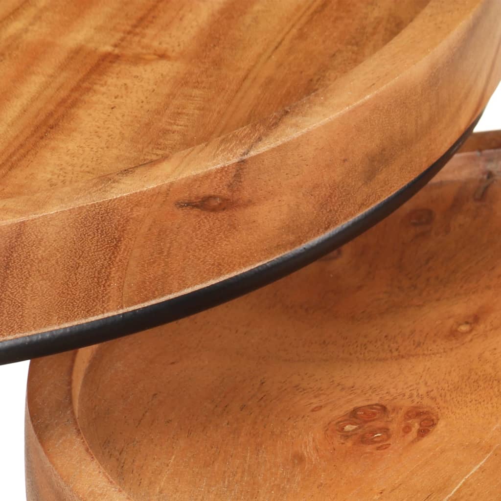 8720286105986_g_en_hd_6 vidaXL 2 Piece Coffee Table Set Solid Acacia Wood and Steel - Image 7
