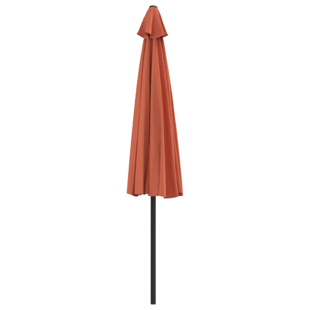 8720286106112_g_en_hd_3 vidaXL Balcony Parasol with Aluminium Pole Terracotta 300x155x223 cm Half - Image 5