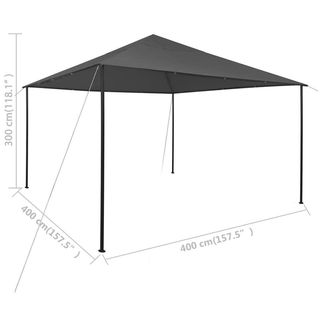 8720286106587_g_en_hd_7 vidaXL Gazebo 4x4x3 m Anthracite 180 g/m² - Image 8