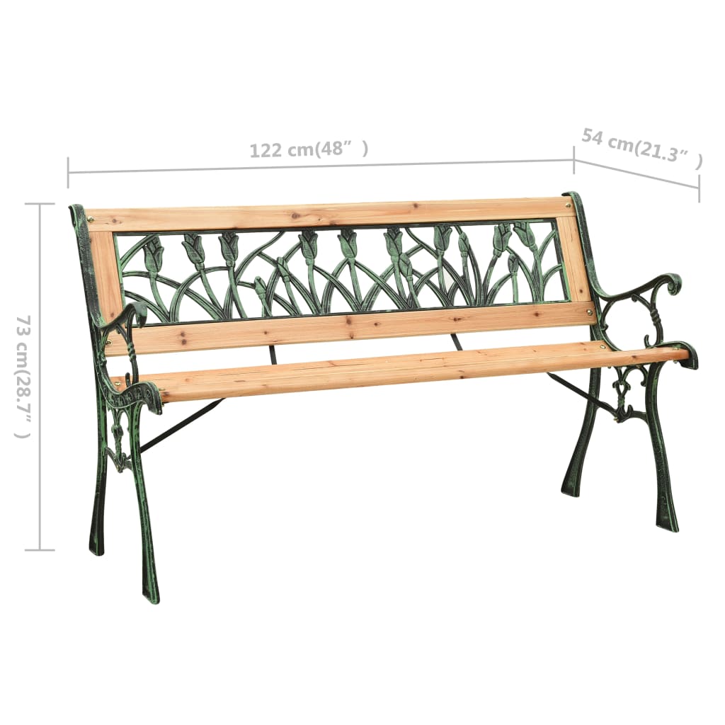 8720286106952_g_en_hd_5 vidaXL Garden Bench 122 cm Cast Iron and Solid Firwood - Image 6