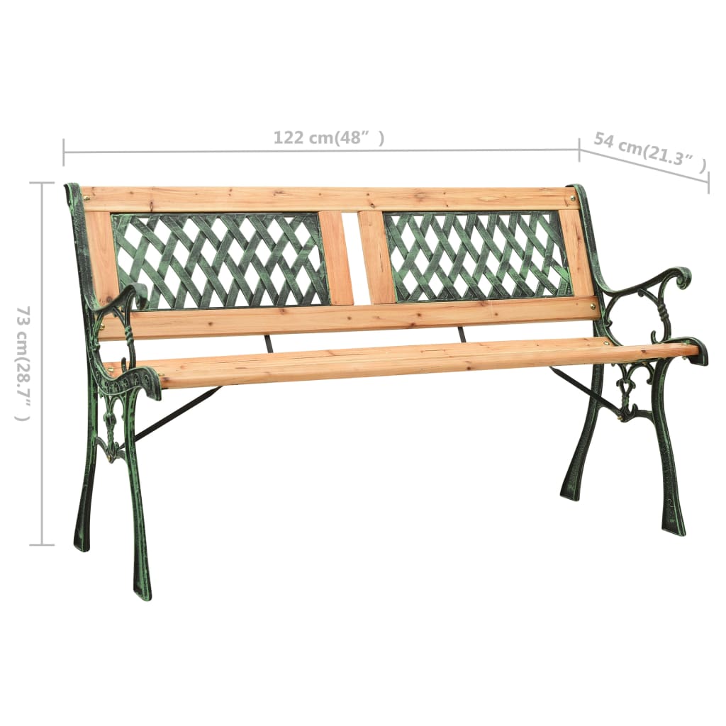 8720286106976_g_en_hd_5 vidaXL Garden Bench 122 cm Cast Iron and Solid Firwood - Image 6