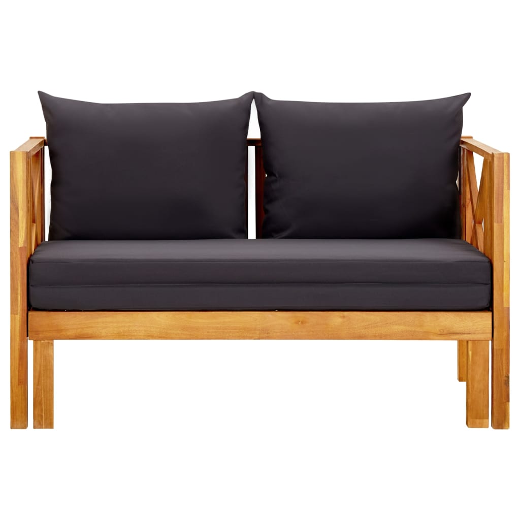 8720286107966_g_en_hd_1 vidaXL 2-Seater Garden Bench with Cushions 122 cm Solid Acacia Wood - Image 2