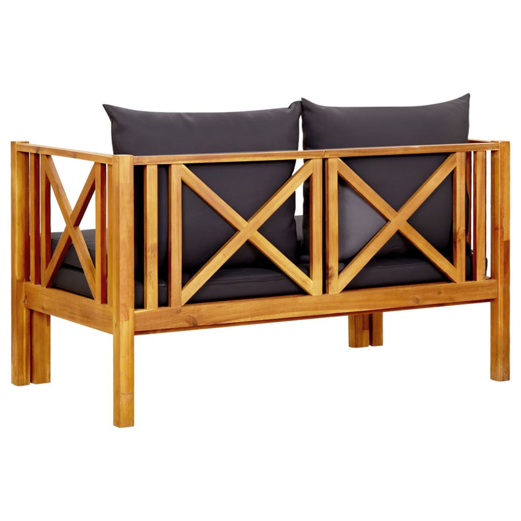 8720286107966_g_en_hd_4 vidaXL 2-Seater Garden Bench with Cushions 122 cm Solid Acacia Wood - Image 5