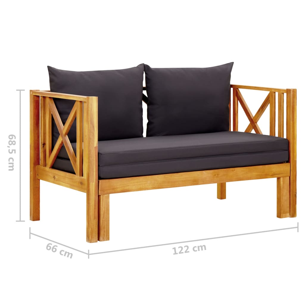 8720286107966_g_en_hd_7 vidaXL 2-Seater Garden Bench with Cushions 122 cm Solid Acacia Wood - Image 8