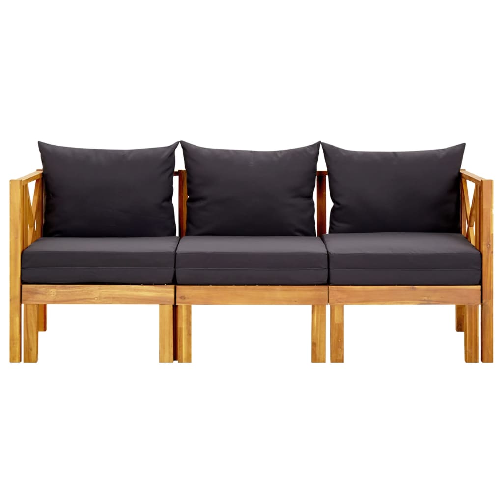 8720286107980_g_en_hd_1 vidaXL 3-Seater Garden Bench with Cushions 179 cm Solid Acacia Wood - Image 2