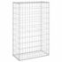 vidaXL Gabion Wall with Covers Galvanised Steel 60x30x100 cm - Image 2