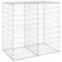 vidaXL Gabion Wall with Covers Galvanised Steel 100x60x100 cm - Image 2