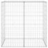 vidaXL Gabion Wall with Covers Galvanised Steel 100x60x100 cm - Image 4