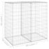 vidaXL Gabion Wall with Covers Galvanised Steel 100x60x100 cm - Image 7