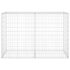 vidaXL Gabion Wall with Covers Galvanised Steel 150x60x100 cm - Image 4