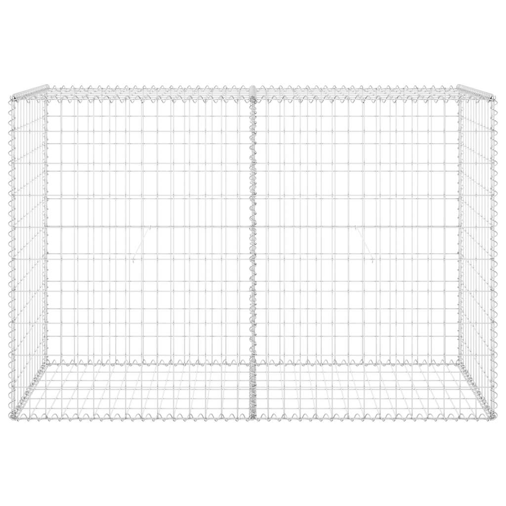 8720286110126_g_en_hd_2 vidaXL Gabion Wall with Covers Galvanised Steel 150x60x100 cm - Image 4
