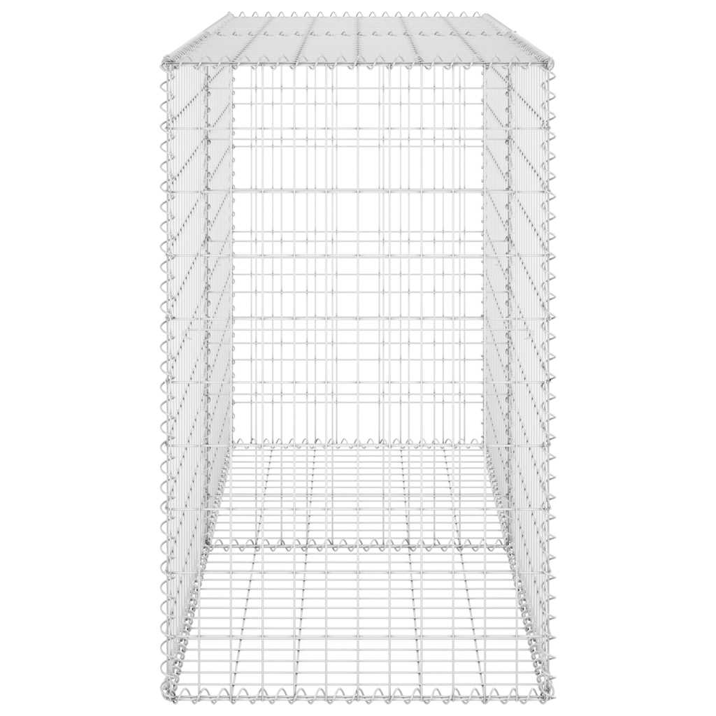 8720286110126_g_en_hd_3 vidaXL Gabion Wall with Covers Galvanised Steel 150x60x100 cm - Image 5
