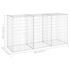 vidaXL Gabion Wall with Covers Galvanised Steel 200x60x100 cm - Image 8