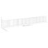 vidaXL Gabion Wall with Covers Galvanised Steel 900x30x100 cm - Image 7