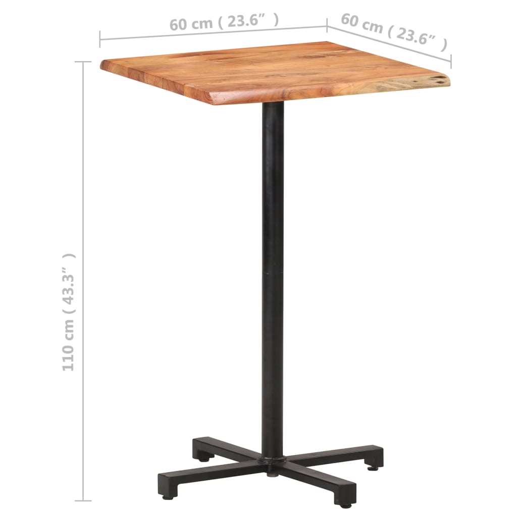 8720286110690_g_en_hd_4 vidaXL Bar Table with Live Edges 60x60x110 cm Solid Acacia Wood - Image 5