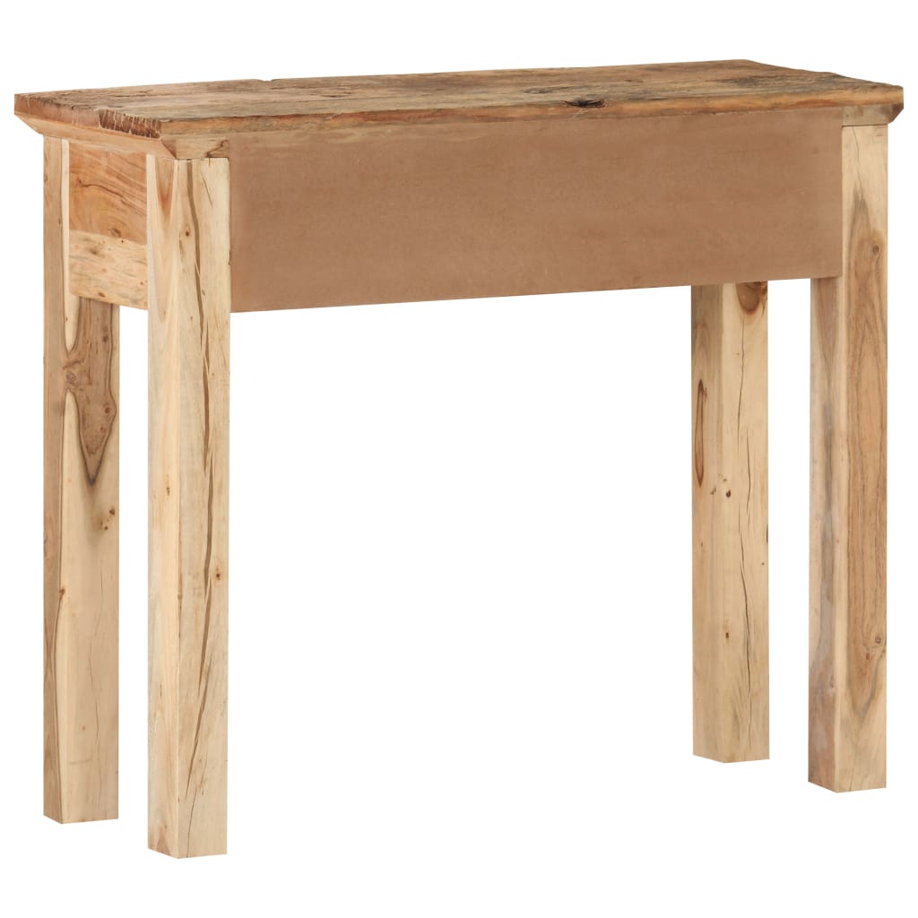 8720286110799_g_en_hd_3 vidaXL Console Table 90.5x30x75cm Solid Acacia Wood and Reclaimed Wood - Image 5