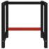 vidaXL Work Bench Frame Metal 80x57x79 cm Black and Red - Image 2