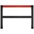 vidaXL Work Bench Frame Metal 80x57x79 cm Black and Red - Image 5