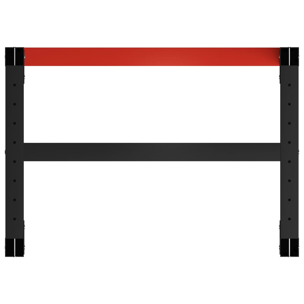 8720286111536_g_en_hd_4 vidaXL Work Bench Frame Metal 80x57x79 cm Black and Red - Image 5
