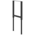 vidaXL Adjustable Work Bench Frames 2 pcs Metal 55x(69-95.5) cm Black - Image 4
