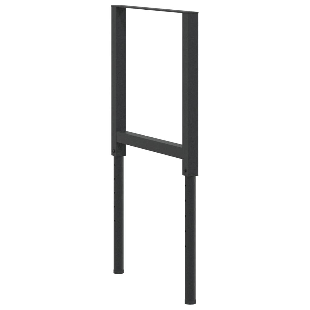 8720286111574_g_en_hd_2 vidaXL Adjustable Work Bench Frames 2 pcs Metal 55x(69-95.5) cm Black - Image 4