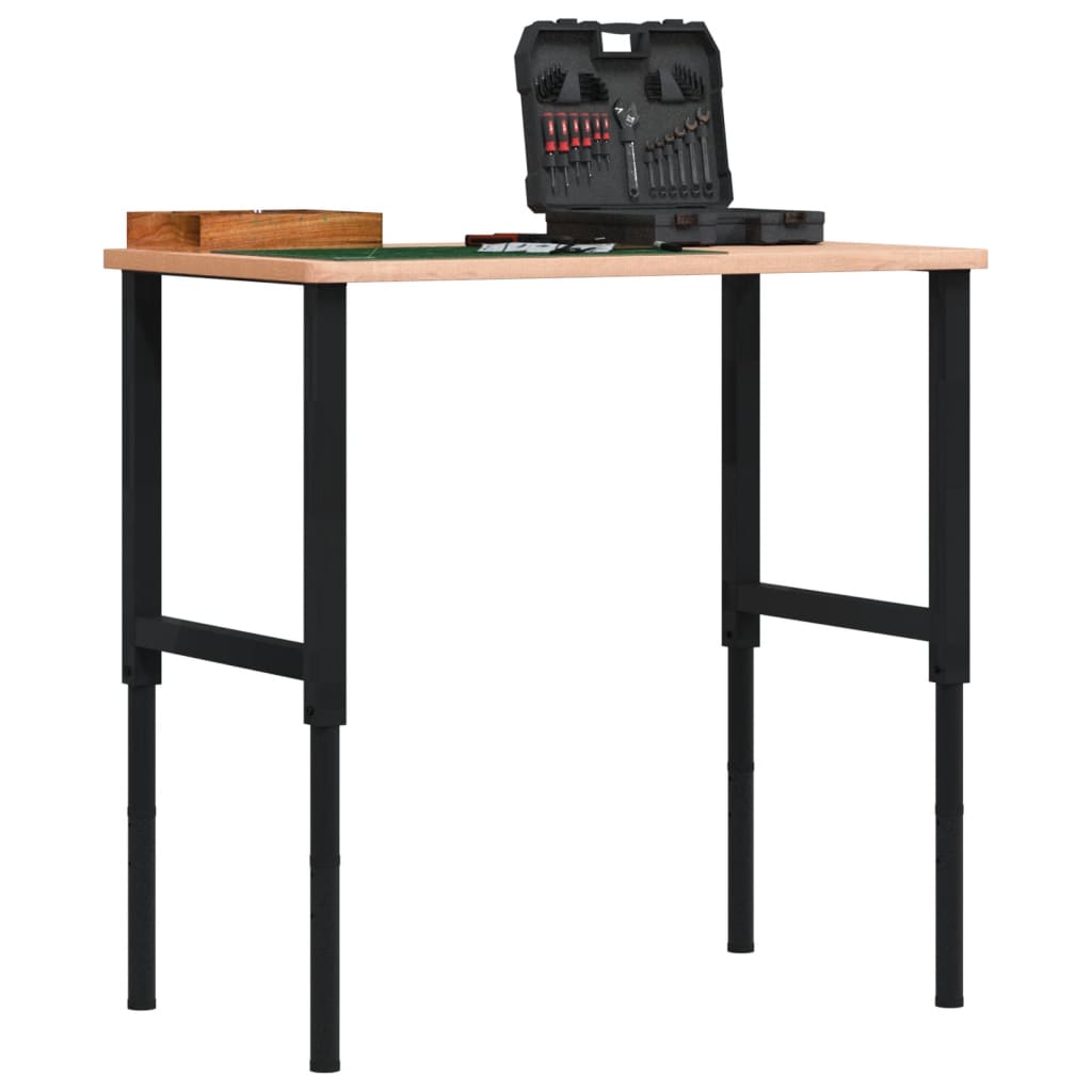 8720286111574_m_en_hd_1 vidaXL Adjustable Work Bench Frames 2 pcs Metal 55x(69-95.5) cm Black - Image 1