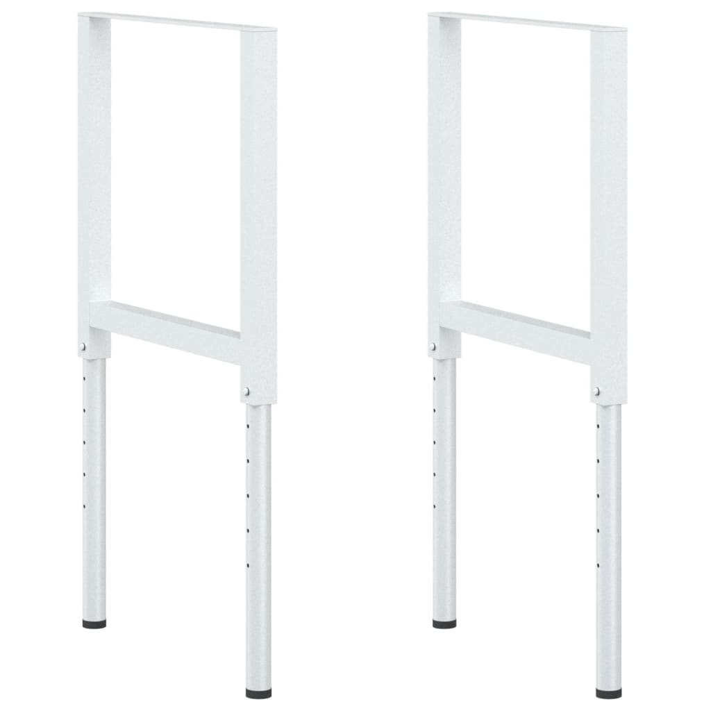 8720286111581_a_en_hd_1 vidaXL Adjustable Work Bench Frames 2 pcs Metal 55x(69-95.5) cm Grey - Image 2