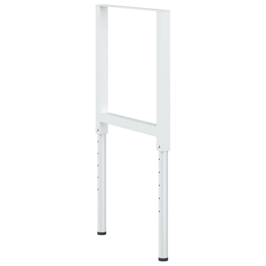 8720286111581_g_en_hd_2 vidaXL Adjustable Work Bench Frames 2 pcs Metal 55x(69-95.5) cm Grey - Image 4