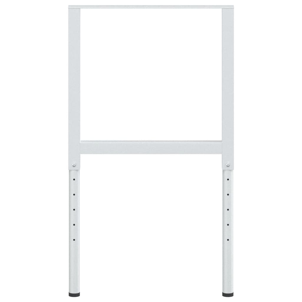 8720286111581_g_en_hd_4 vidaXL Adjustable Work Bench Frames 2 pcs Metal 55x(69-95.5) cm Grey - Image 6