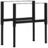 vidaXL Adjustable Work Bench Frames 2 pcs Metal 85x(69-95.5) cm Black