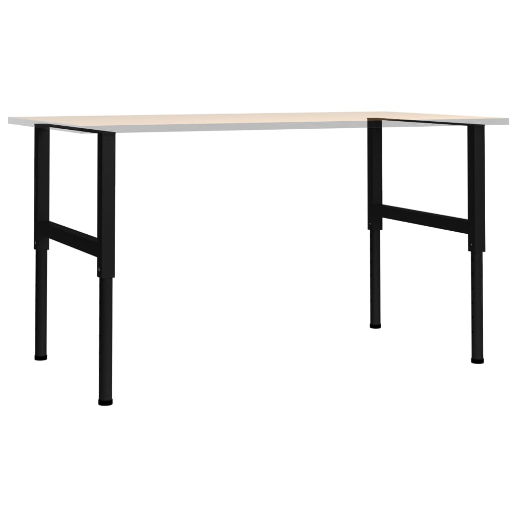 8720286111598_g_en_hd_1 vidaXL Adjustable Work Bench Frames 2 pcs Metal 85x(69-95.5) cm Black - Image 2