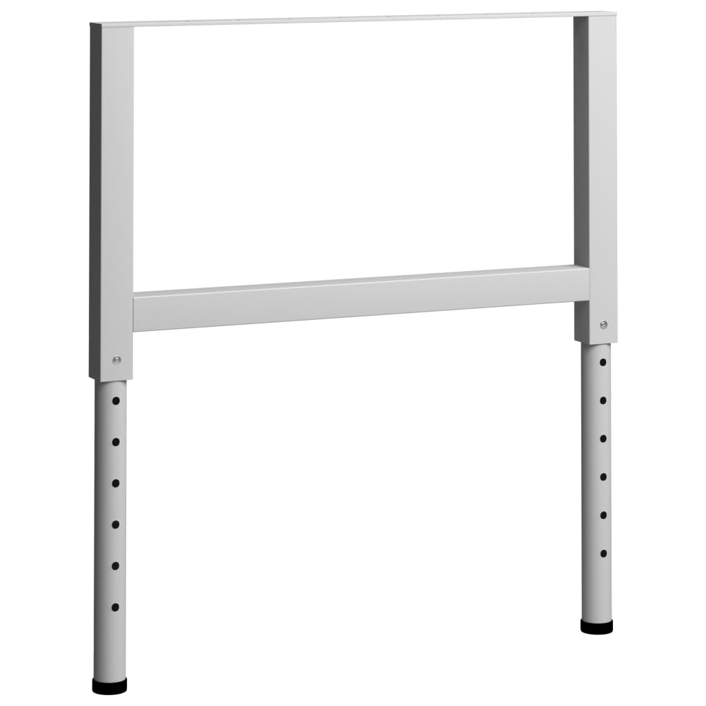 8720286111604_g_en_hd_2 vidaXL Adjustable Work Bench Frames 2 pcs Metal 85x(69-95.5) cm Grey - Image 3