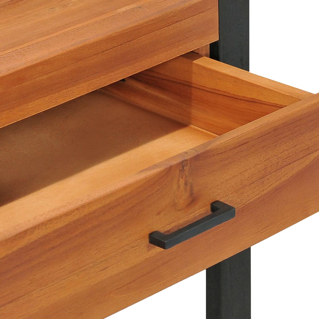 8720286113264_g_en_hd_7 vidaXL Desk with 2 Drawers 100x40x75 cm Teak Wood - Image 9