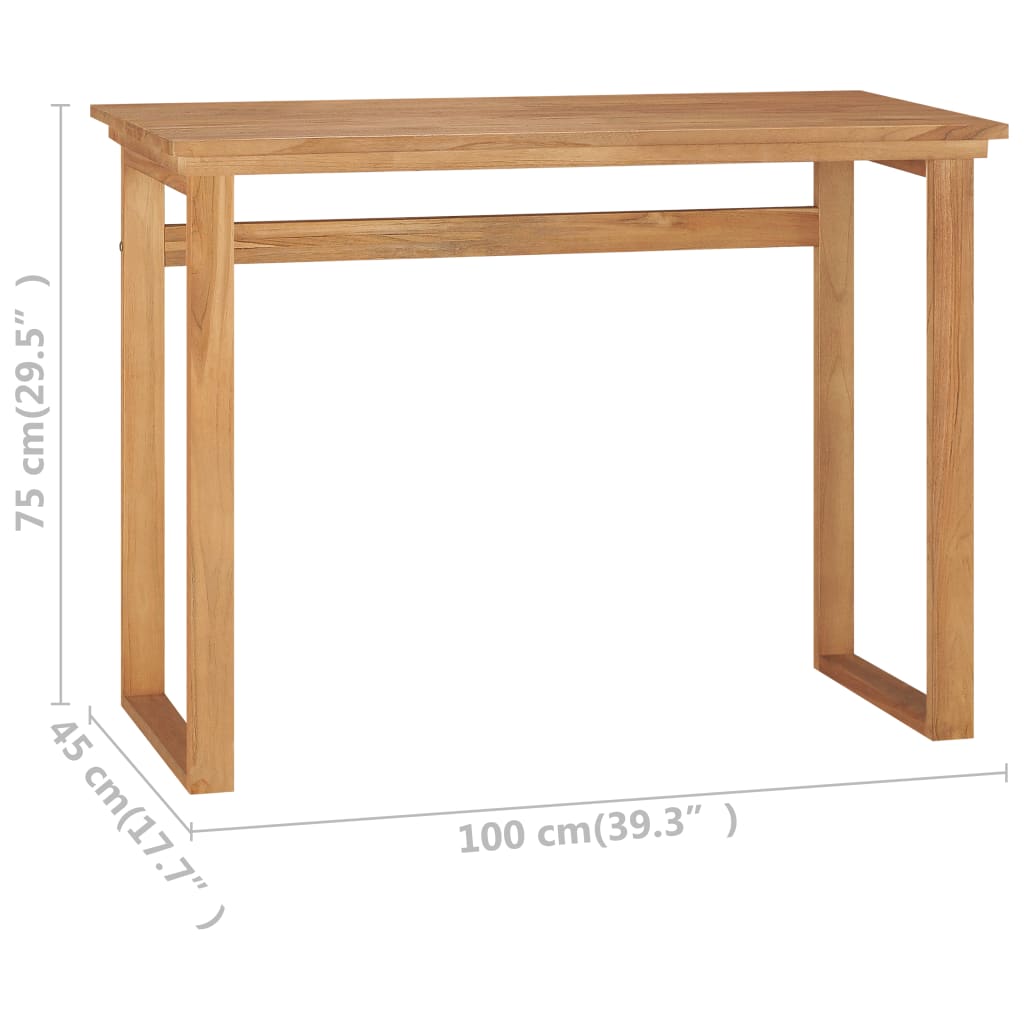 8720286113394_g_en_hd_6 vidaXL Desk 100x45x75 cm Solid Teak Wood - Image 7