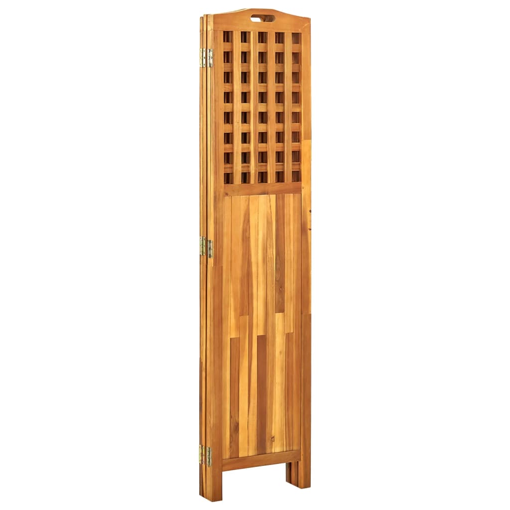 8720286114551_g_en_hd_3 vidaXL 4-Panel Room Divider 161x2x170 cm Solid Acacia Wood - Image 4