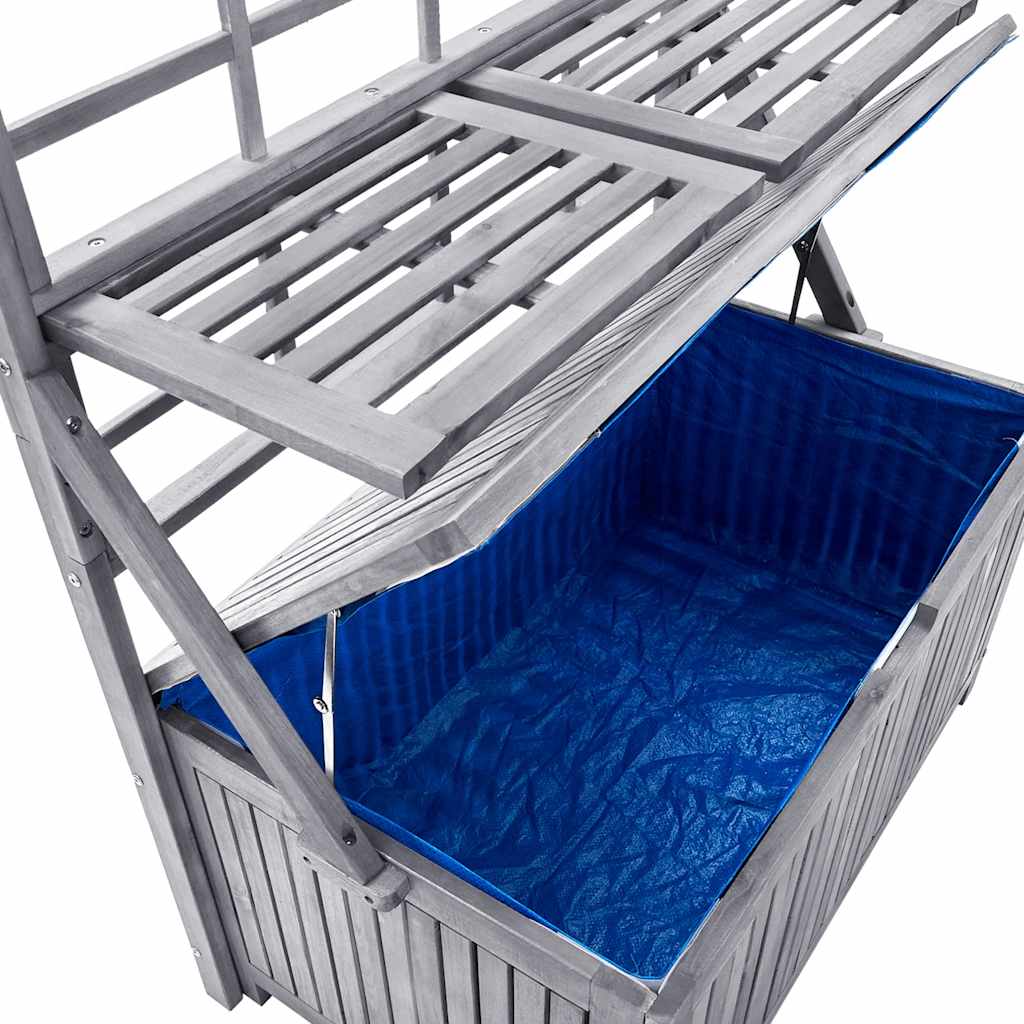8720286114575_g_en_hd_5 vidaXL Storage Box with Trellis Grey 99x55x160 cm Solid Acacia Wood - Image 7