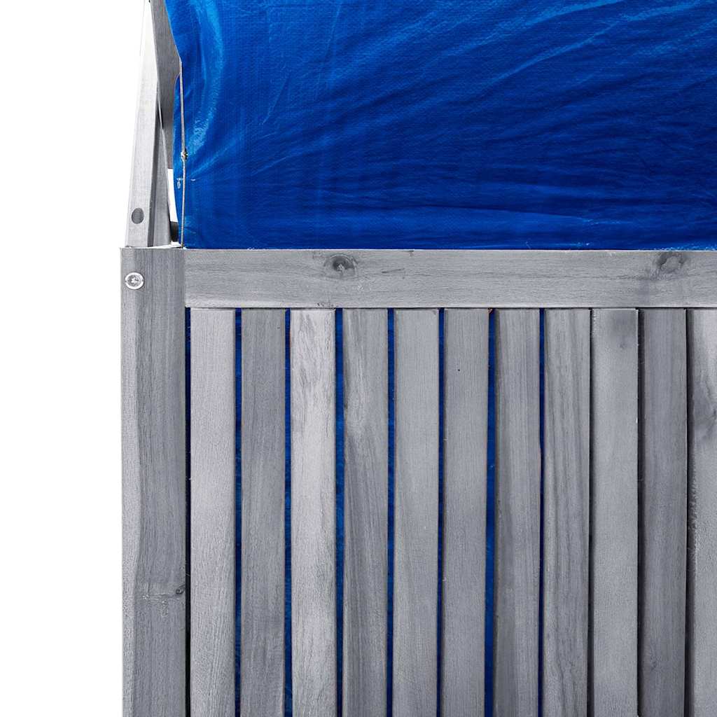 8720286114575_g_en_hd_6 vidaXL Storage Box with Trellis Grey 99x55x160 cm Solid Acacia Wood - Image 8