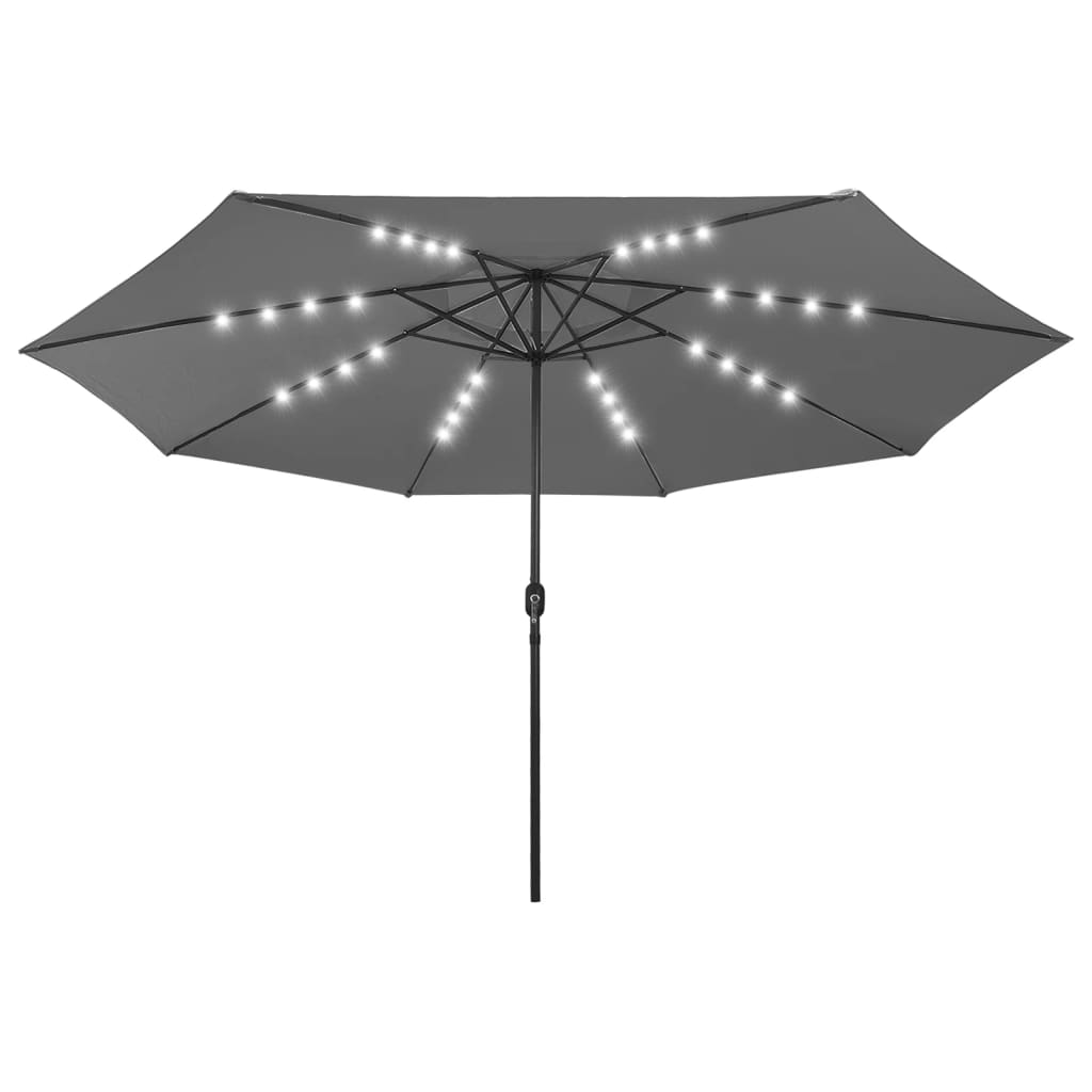 8720286115084_g_en_hd_1 vidaXL Garden Parasol with LED Lights 400 cm Anthracite - Image 2