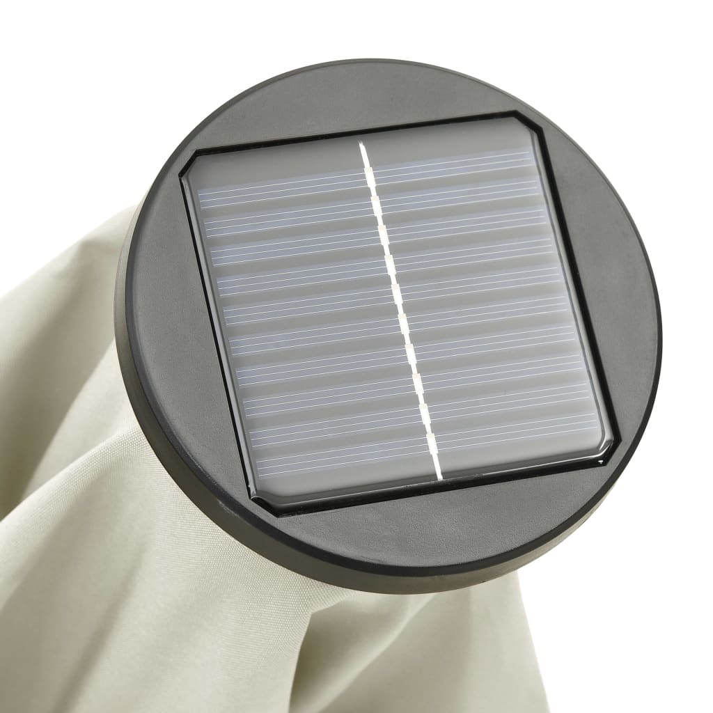 8720286115466_g_en_hd_7 vidaXL Garden Parasol with LED Lights Sand 200x211 cm Aluminium - Image 8