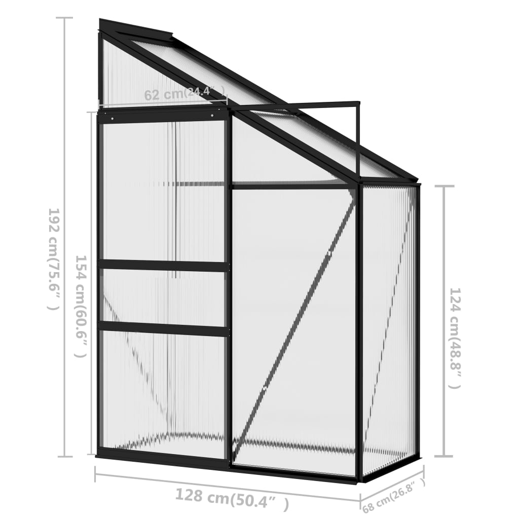 8720286115541_g_en_hd_7 vidaXL Greenhouse Anthracite Aluminium 1.38 m³ - Image 9
