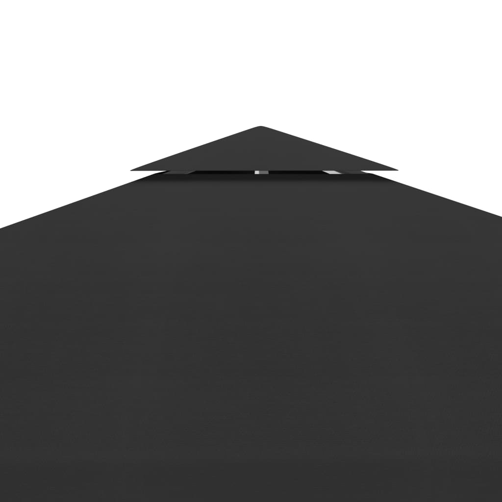 8720286115831_g_en_hd_3 vidaXL 2-Tier Gazebo Top Cover 310 g/m² 3x3 m Black - Image 4