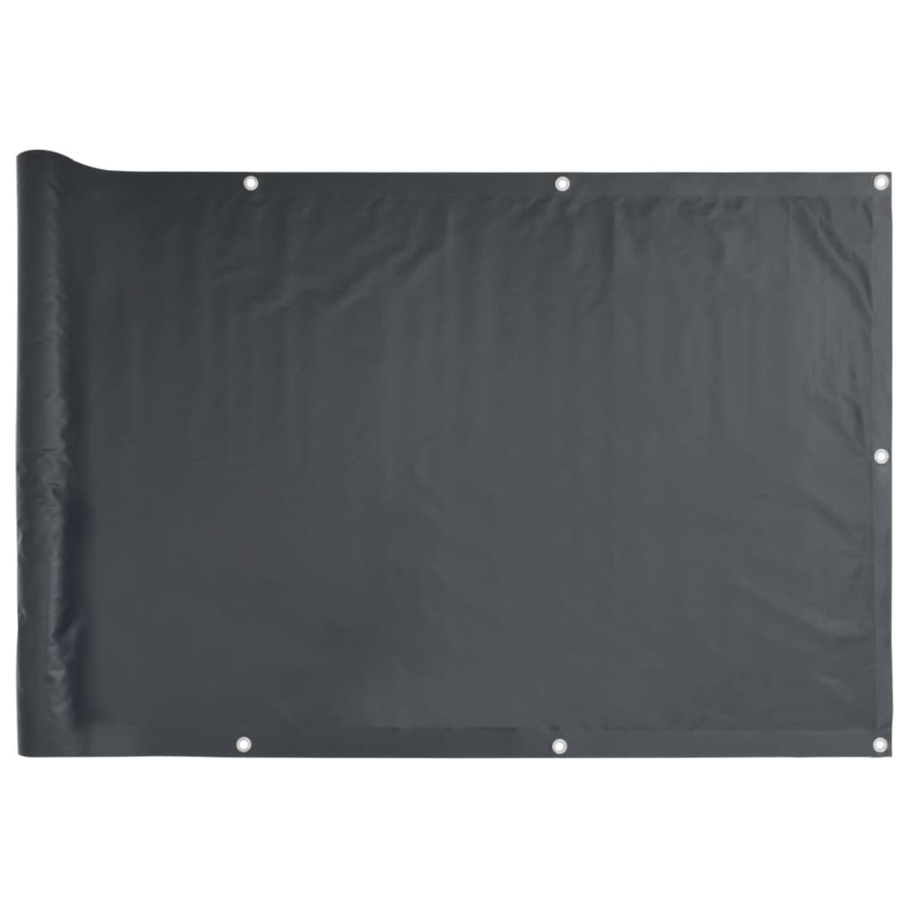 8720286116838_a_en_hd_1 vidaXL Balcony Screen Anthracite 90x500 cm Oxford Fabric - Image 2