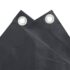 vidaXL Balcony Screen Anthracite 120x400 cm Oxford Fabric - Image 5