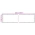 vidaXL Balcony Screen Beige 75x500 cm Oxford Fabric - Image 6